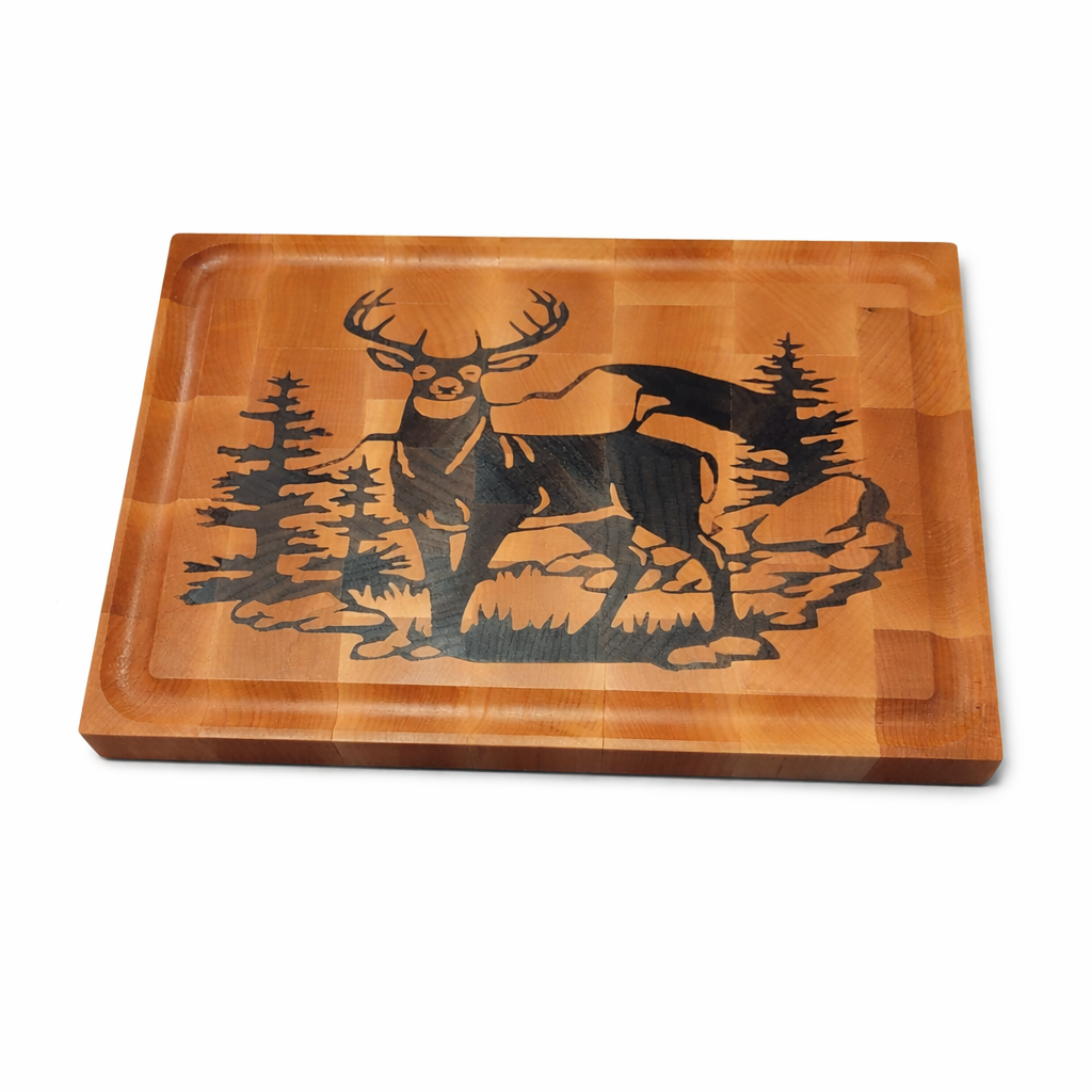Cutting Board - Deer Inlay